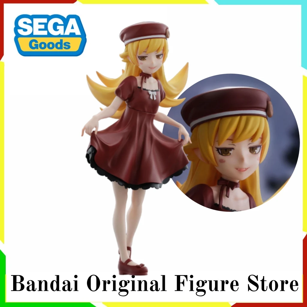Original SEGA Monogatari Series Anime Oshino Shinobu High Premium Figure Action Figurine Toys PVC Model Figuarts Collection
