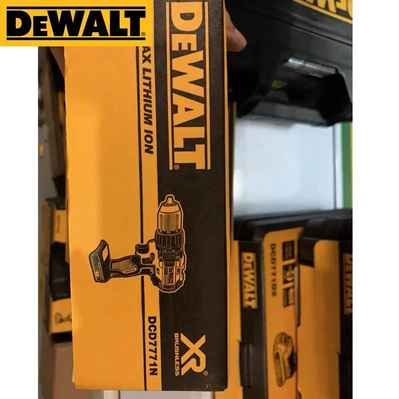 DEWALT DCD7771 Cordless Compact Driver Drill 20V Brushless Rechargeable Screwdriver Dewalt Power Tools DCD7771N With DWA2PH2SL