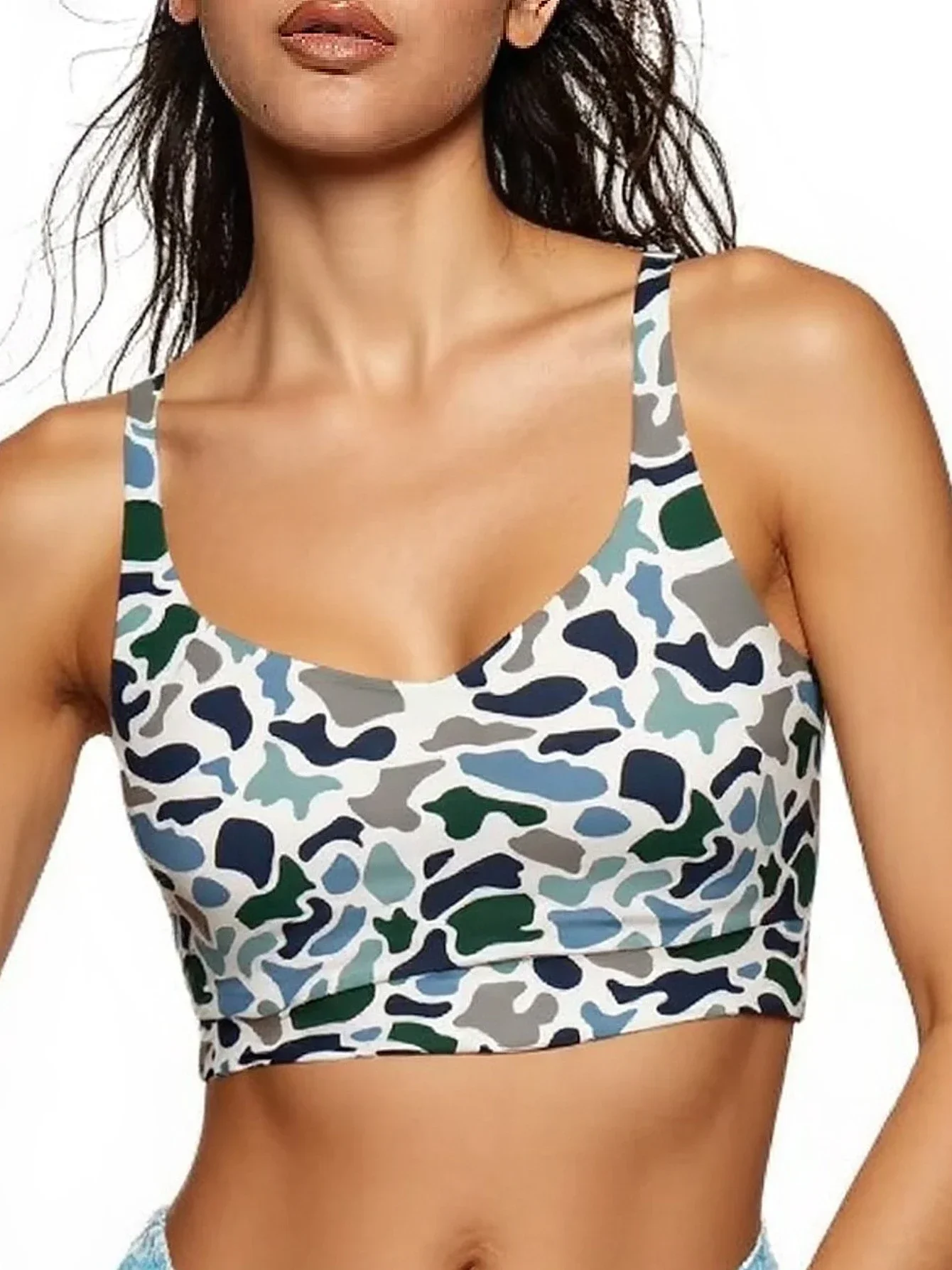 

Камуфляжное женское нижнее белье Спортивные бюстгальтеры Удобное нижнее белье на все сезоны