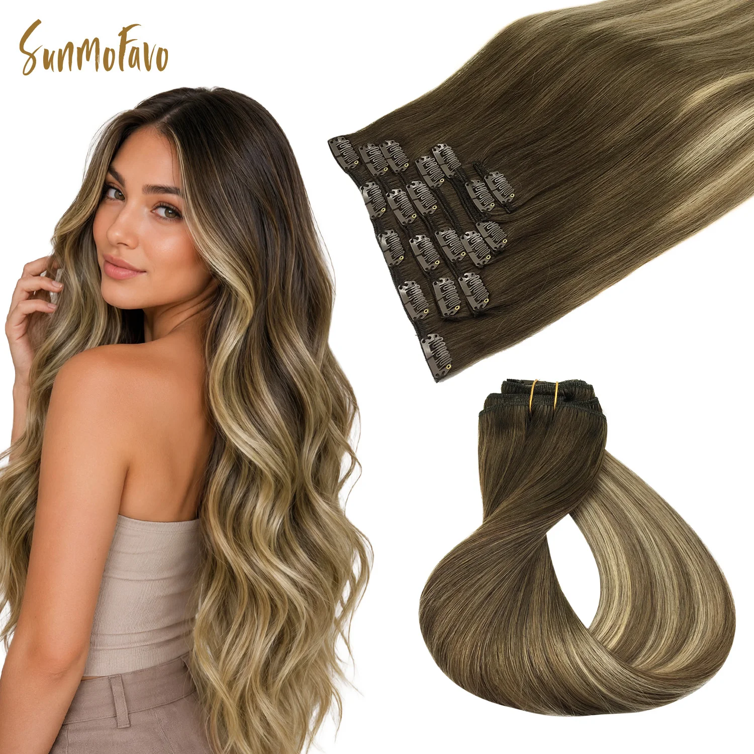 Clearance Sale Tape In & Clip In Human Hair Extensions Remy Human Hair Real Hair For Women