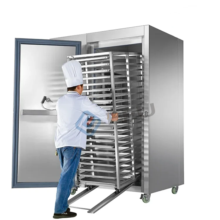 20 Trays 730L Roll-In Trolley Inside Cold Storage Push Cart Blast Chiller Shock Freezer Refrigerator