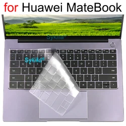Klavye kapağı için Huawei MateBook D 14 15 16 13S 14S 16S X Pro 13 E GO B7 B3 B5 dizüstü bilgisayar koruyucu kılıf silikon 12