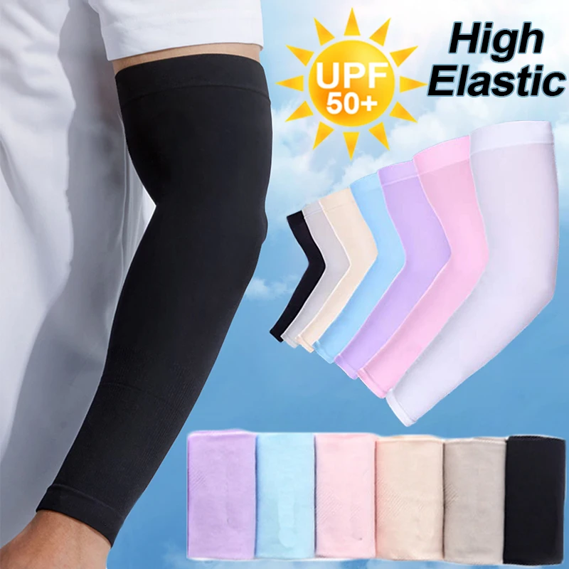 

Cooling Arm Sleeves Breathable Quick Dry Running Sportswear Sun UV Protection Long Arm Cover Cycling Sleeve for Anti-mosquito