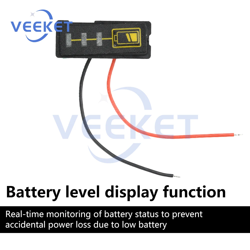 Lithium Battery Display Module 5S 18V 21V 10S 36V 42V Battery Capacity Indicator LED Display Tester With Power Display