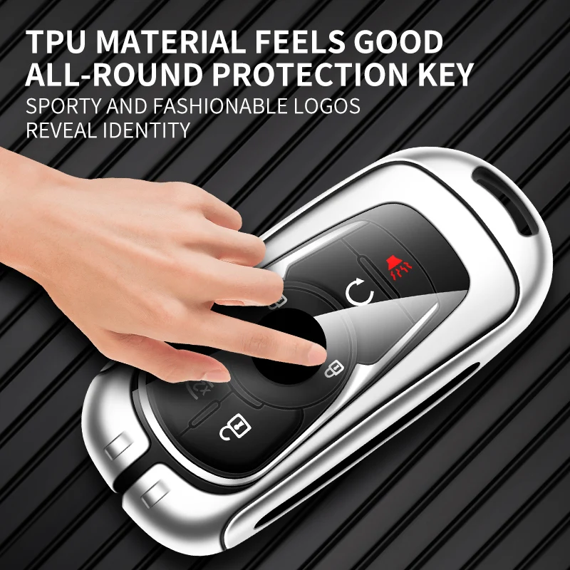 Fashion Zinc Alloy Car Key Case Cover for Buick Envision Vervno GS 20T 28T Encore NEW LACROSSE Opel Astra Car Accessories