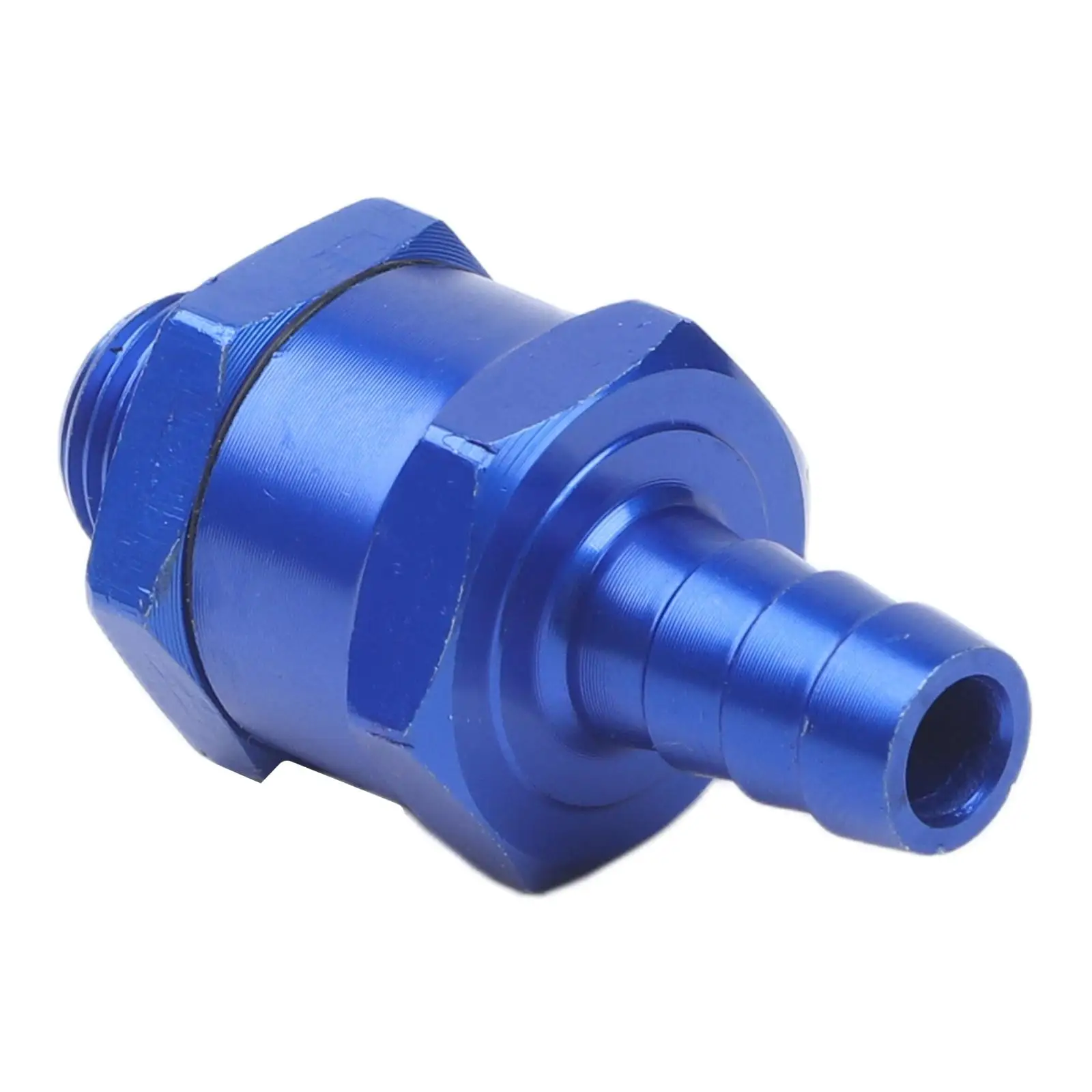 Blue Aluminum Alloy Check Valve 0.15-0.2MPa Anti Backflow One Way Non Return For Air Pressure Brake Water Sprinkler System