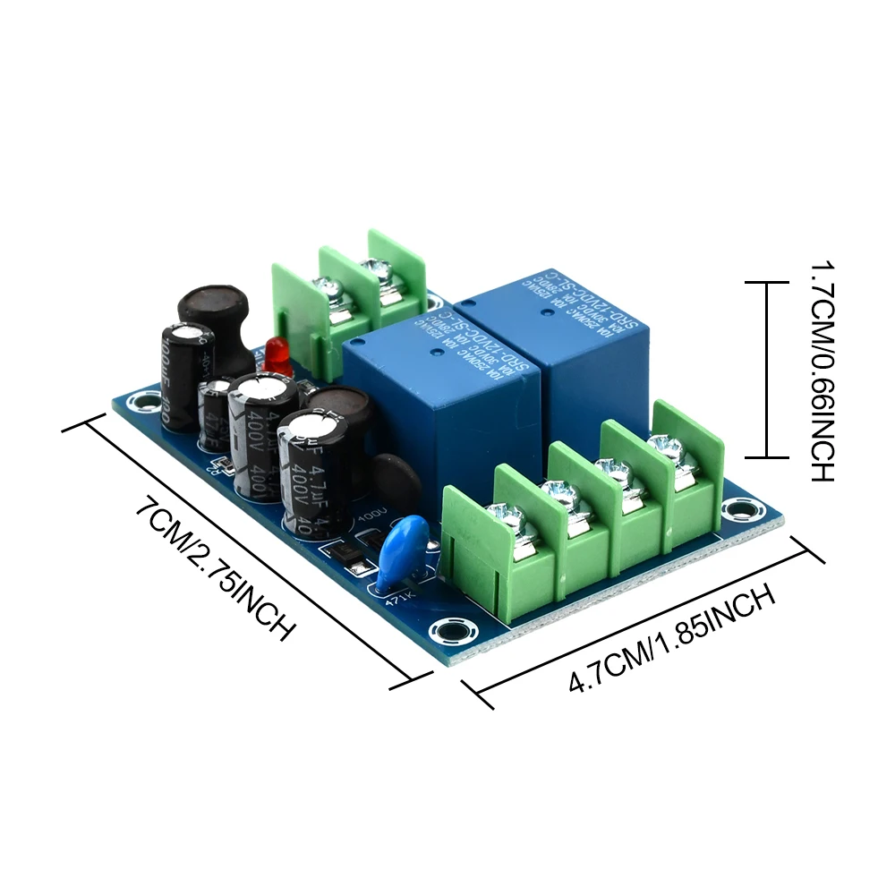 Auto Emergency Power Switch AC 85-240V 10A Automatic Switch Module AC Dual Power Supply Switch Module