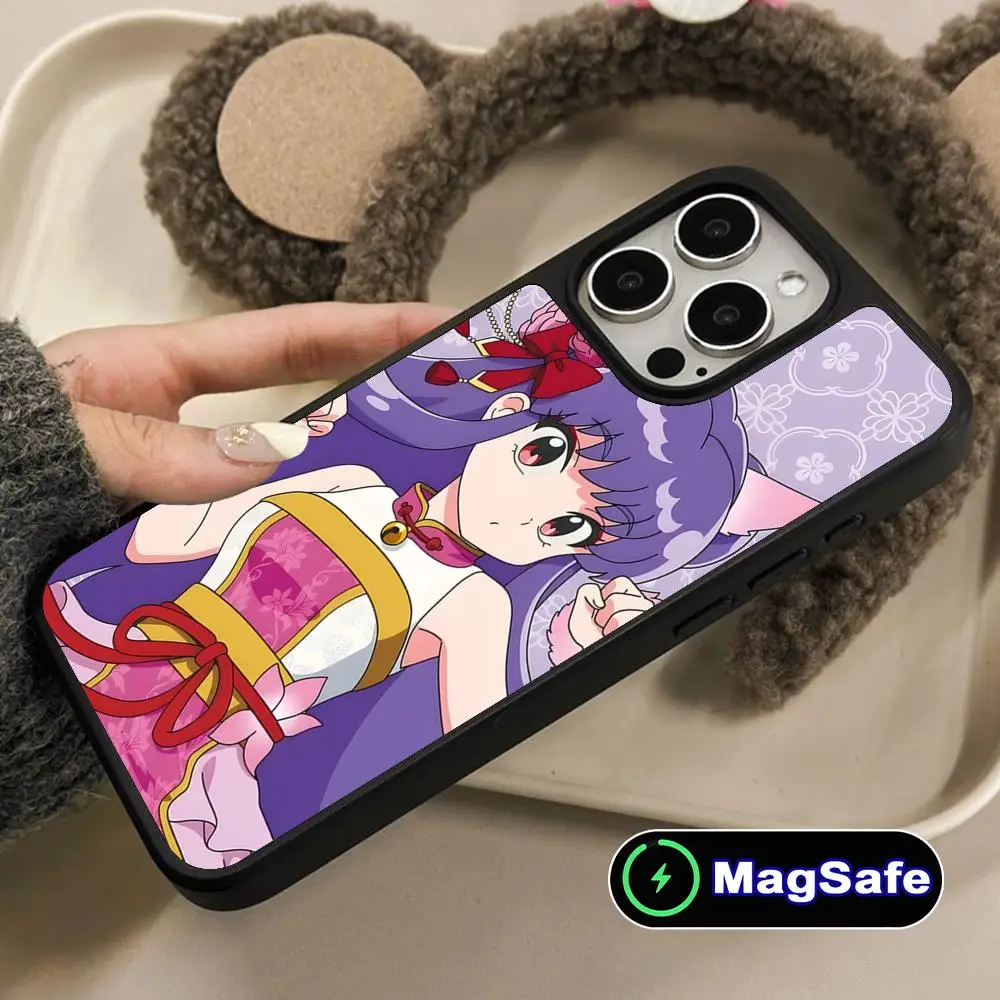 

Anime Ranma Shampoo Mobile Phone Case for iPhone 17 16 15 14 13 12 11 Air Pro Max Plus Magsafe Matte Surface Colorful Cover