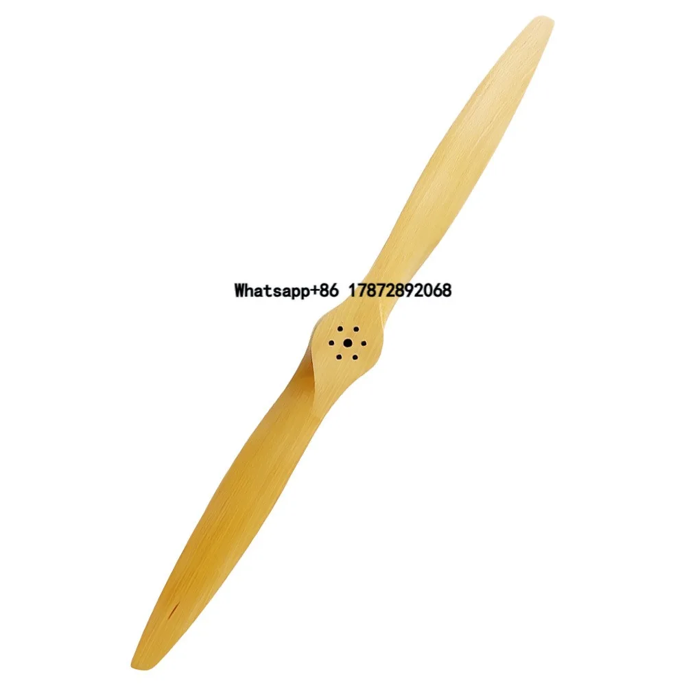 

Hot Sell Beechwood Propeller With Engine Hole 28 30 32 34 36 40inch Wooden Propeller for Gas RC Model Airplane Engine