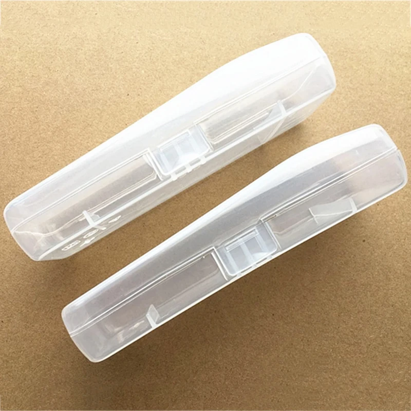 Men\'s Shaver Storage Box Transparent Plastic Razor Blades Holder Portable Travel Razor Case High Quality Shaving Box Containers