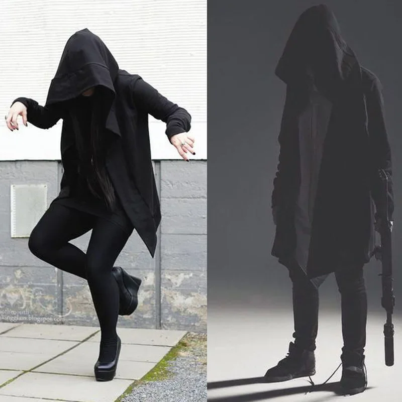 Medieval Wizard Cosplay Halloween Costumes Men Gothic Cloak Carnival Killer Assassin Zombie Gown Party Stage Vintage Robes Coats