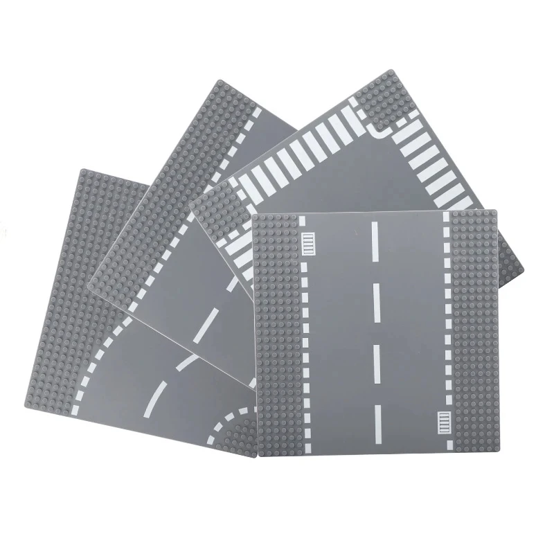 Basisplaat 32*32 Bouwsteensets Stadzicht Verkeersweg Figuren Bouwspeelgoed Stenen Stippen Plastic Basisplaten Voor Jeugd - afbeelding 2