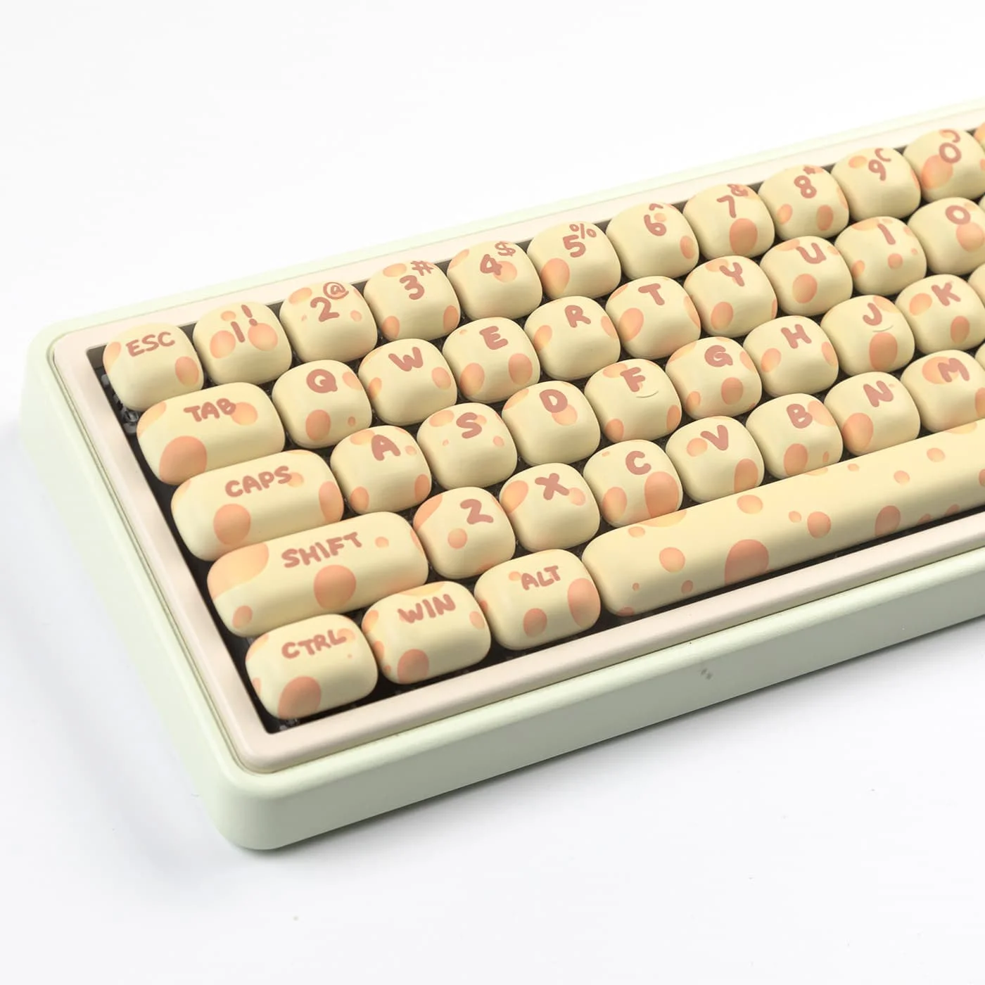 Cheese Keycaps 134 Keys PBT Material MOG Profile Rounded DYE-SUB Wooting Personalized For Cherry MX Switch Mechanical Keyboard
