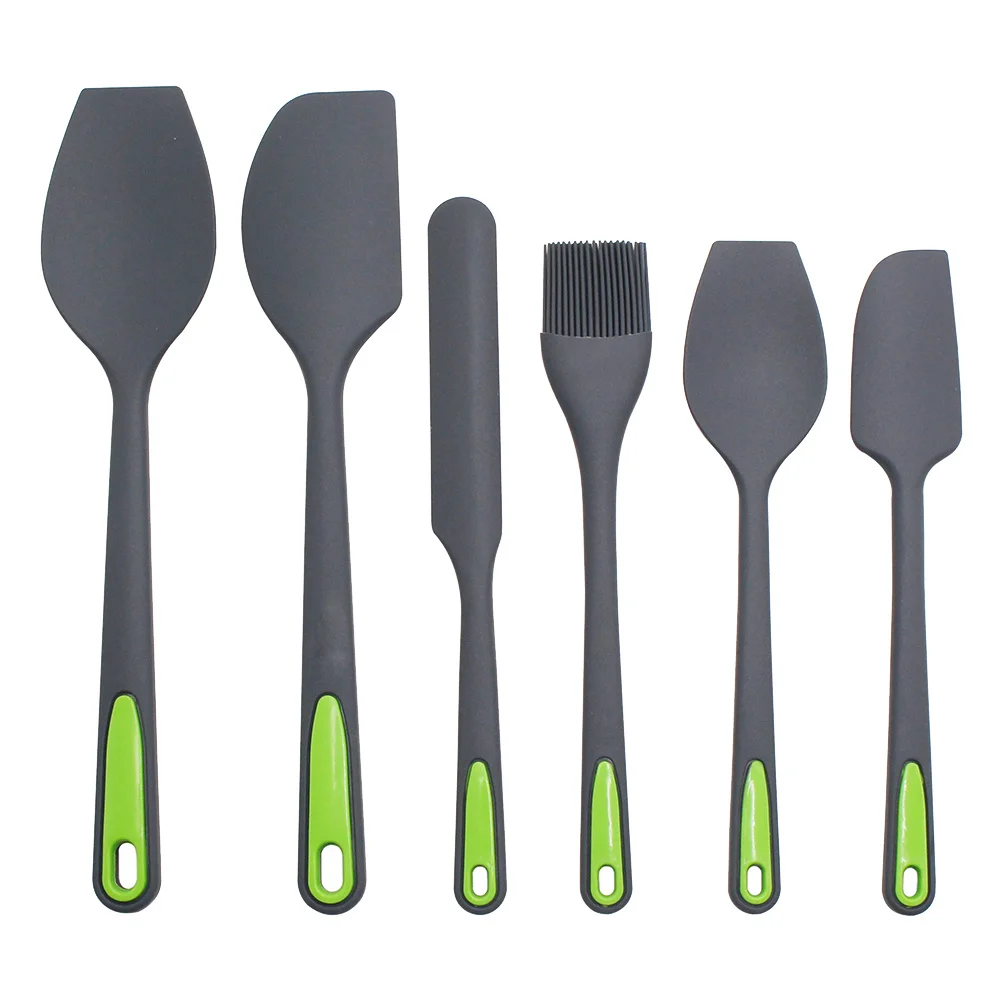 

1 set Dual Color Silicone Baking Spatulas Set Scraper Tools For Jam Mayonnaise Cream Spreader Baking Supplies