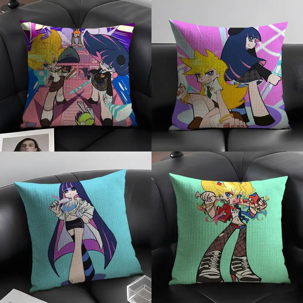 

P-Panty & Stocking with Garterbelt Pillow Case Natural Linen Organic Fabric Double-Sided Printing Breathable Perfect for Decor