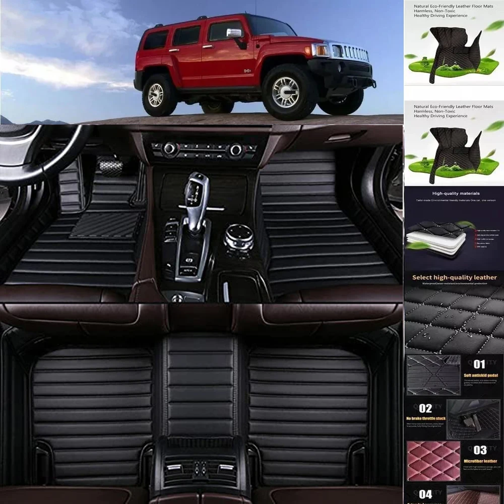 

3D PU-leather Waterproof Custom Car Floor Mats For Ford Mondeo MK5 Fusion 2014-2025 Years Auto Foot Coche Accessorie Liners