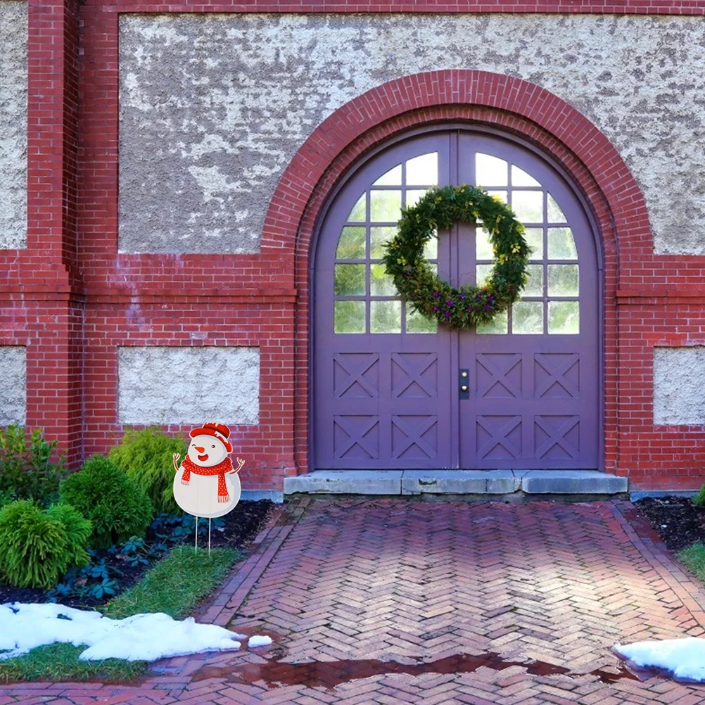 

3Pcs Christmas Garden Stakes Yard Signs Lawn Decorations Outdoor Holiday Garden Ornaments Yard Signs Lawn Decorations