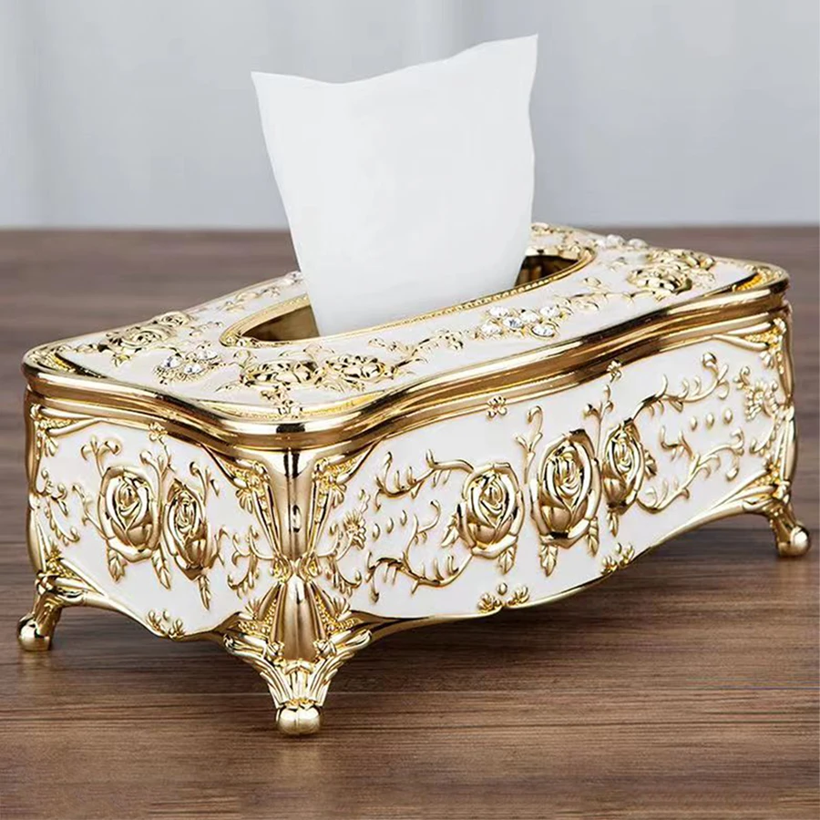 1pc Taschentuch box im europäischen Stil, Wohnküche, Wohnzimmer, Schlafzimmer, Restaurant, Bar, Extraktion sbox für Hotels ervietten, Plastik box – Detail 15
