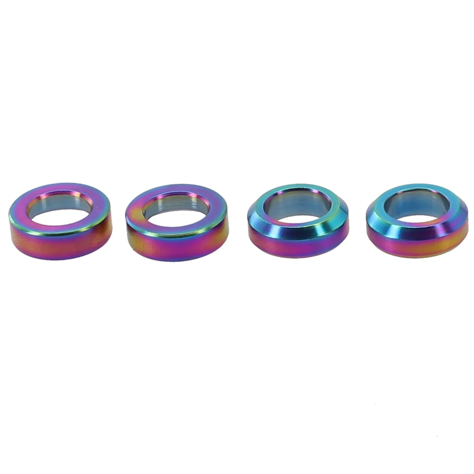 Customizable Fit Colorful Titanium Disc Brake Caliper Gasket Spacers for MTB Elevate Your Braking Performance!