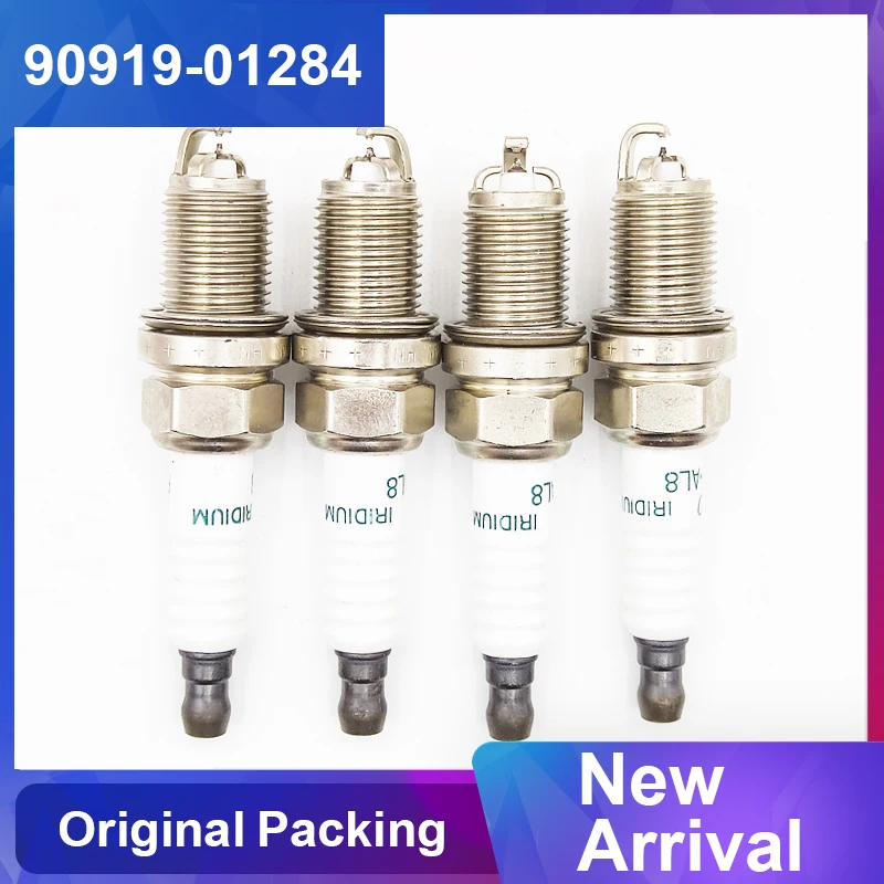 20pcs 90919-01284 FK16BR-AL8 Iridium Spark Plug Candles For TOYOTA YARIS AQUA SIENTA PRIUS C VITZ FIELDER 90919 01284 FK16BRAL8