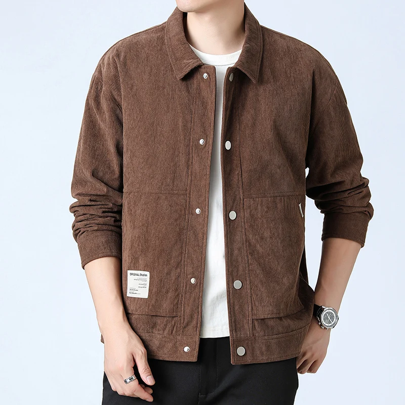 Весенне-осенняя бейсбольная куртка, молодежная верхняя одежда, мужское повседневное пальто с воротником, спортивная одежда из полиэфирного волокна Full Sve