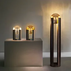 Nordic Luxury Floor Lamp Modern Simple Glass Ball Lamp For Living Room Hotel Bedroom Bedside Sofa Home Art Decor Standing Light