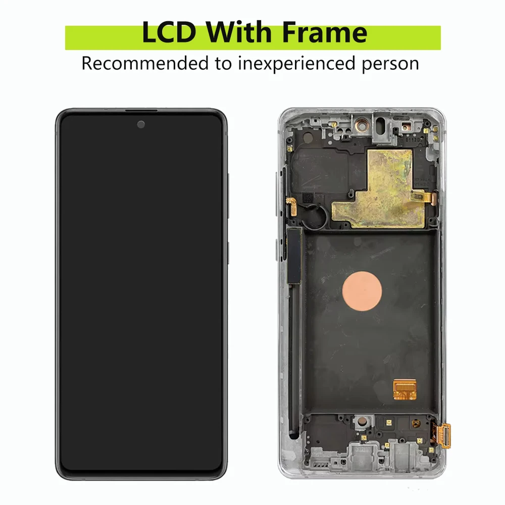 AMOLED Note10 Lite Display Screen for Samsung Galaxy N770F N770F/DS N770F/DSM Lcd Display With Touch Screen Digitizer Parts