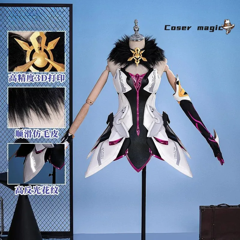 

Game Honkai Impact 3 Herrscher of the Void Cosplay Costume Uniform Halloween Carnival Party Christmas Play Role Clothes Clothing