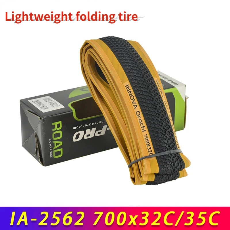 Orochi  700x32c 35c Yellow Edge Black Gravel Bicycle XC Off-Road MTB Bike Folding Tires 60-95 PSI Cycling Parts IA-2562