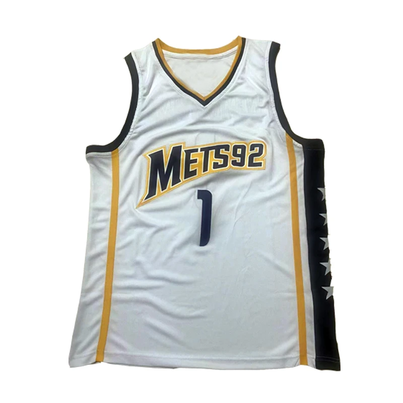 Basketball jerseys Metropolitans 92 1# WEMBANYAMA High quality sewing embroidery Outdoor sports jersey White 2023 new