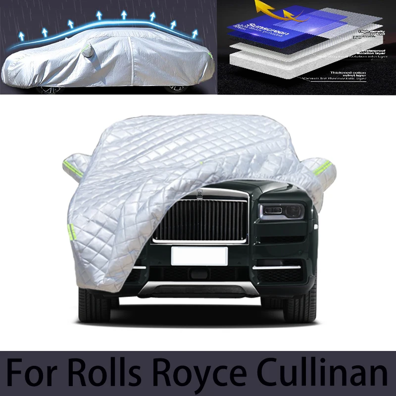 

For Rolls royce Cullinan Car hail protection cover Auto rain protection scratch protection paint peeling protection car clothing