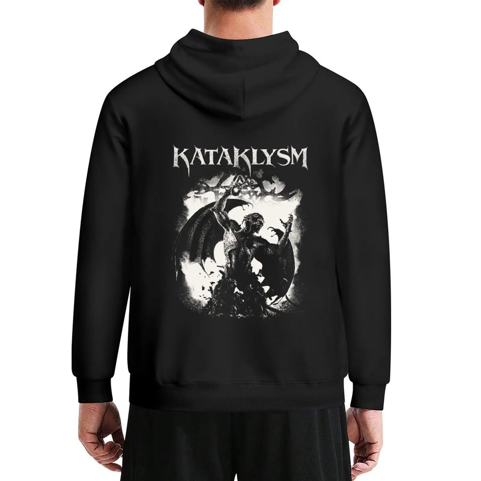 Kataklysm هوديي ملابس رجالية بلوزة خريفية للرجال مصمم ملابس هوديي للرجال