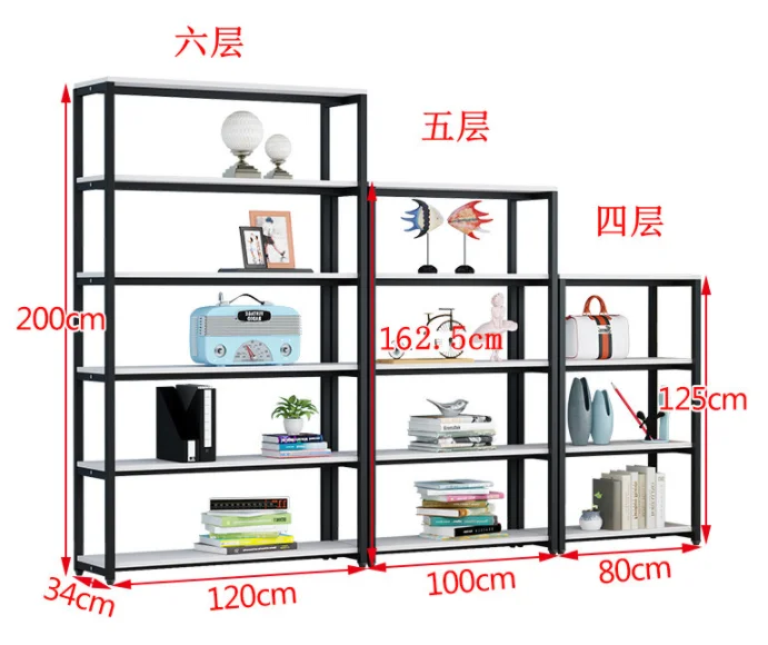 Custom.Supermarket Shelves Retail Shop Mall Display Iron Rack with Wooden Wood and Metal Material on Sale