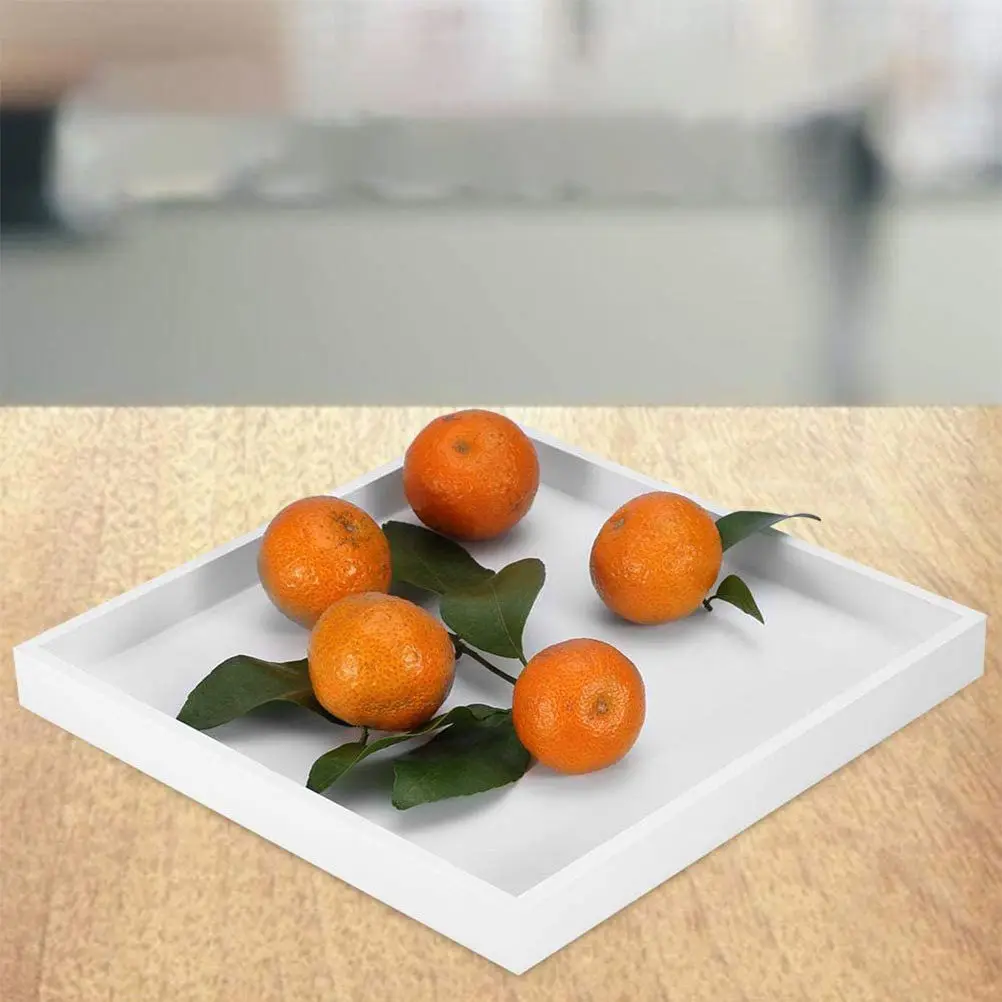 1Pcs Laboratory Organizer Tray White Polypropylene Plastic Multi-Purpose Storage Tray for Vials Pipettes Laboratory Tools