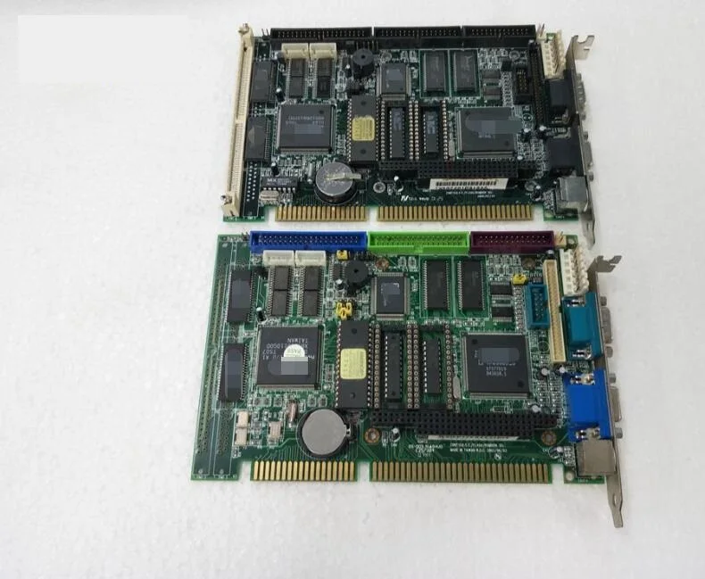 TopElec CONT13:D OK Original 386 IPC Board .O.C./FLASH/ROM ISA Slot Industrial Motherboard Half-Size CPU Card PICMG1.0 With CPU