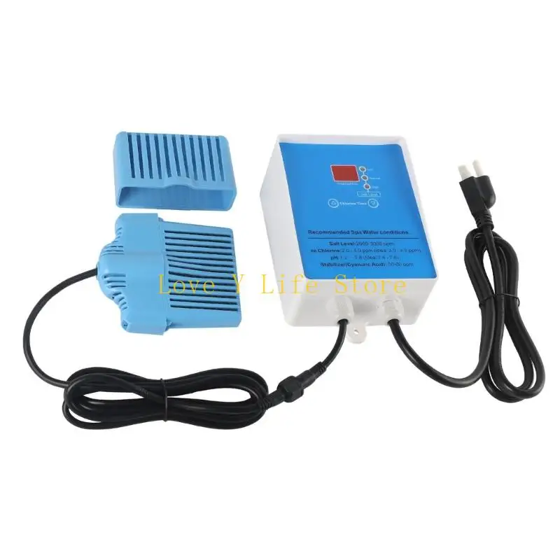 

L74C Regulable Timer Saltwater Chlorinator For 2000 Gallon Spas 120V ABS Construction