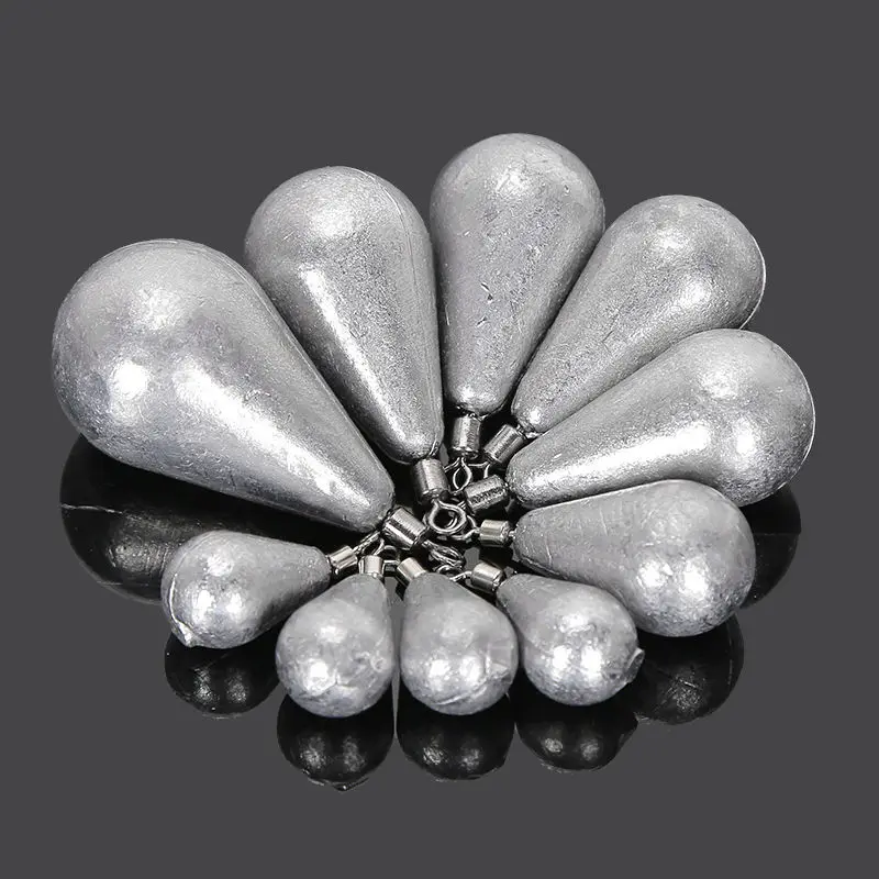 Angeln Blei Sinker mit Wirbeln Blei Anhänger Wirbel Drop Blei Sinker 7,5g/15g/30g/45g/60g/75g/150g Angeln Zubehör – Detail 6