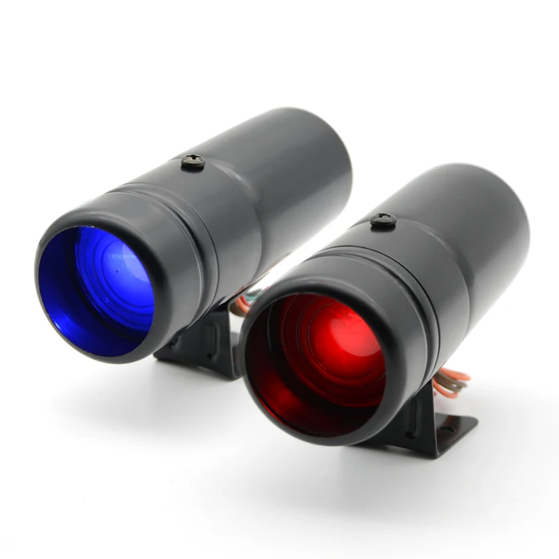 أحمر/أزرق LED مصباح عالمي 1000-11000 دورة في الدقيقة قابل للتعديل RPM تحذير ضوء مقياس سرعة الدوران تحذير التحول الضوء