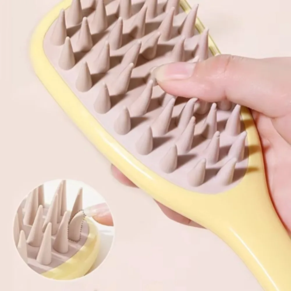 New Long Handle Shampoo Brush Silicone Multifunctional Scalp Massage Brush Itching Relief Scalp Care Shampoo Comb