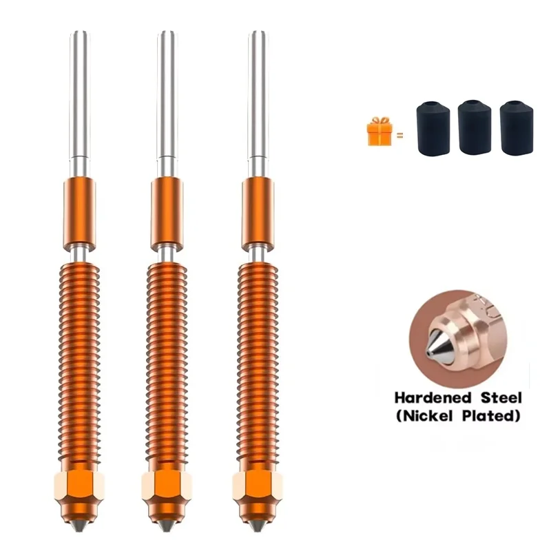 Creality K2/K2Plus/Hi Combo Düsen-Set Schnellwechsel-Düsenkit Gehärteter Stahl Vollmetall-Design mit 0,2/0,4/0,6/0,8/1,0mm für 3D-Drucker – Detail 7