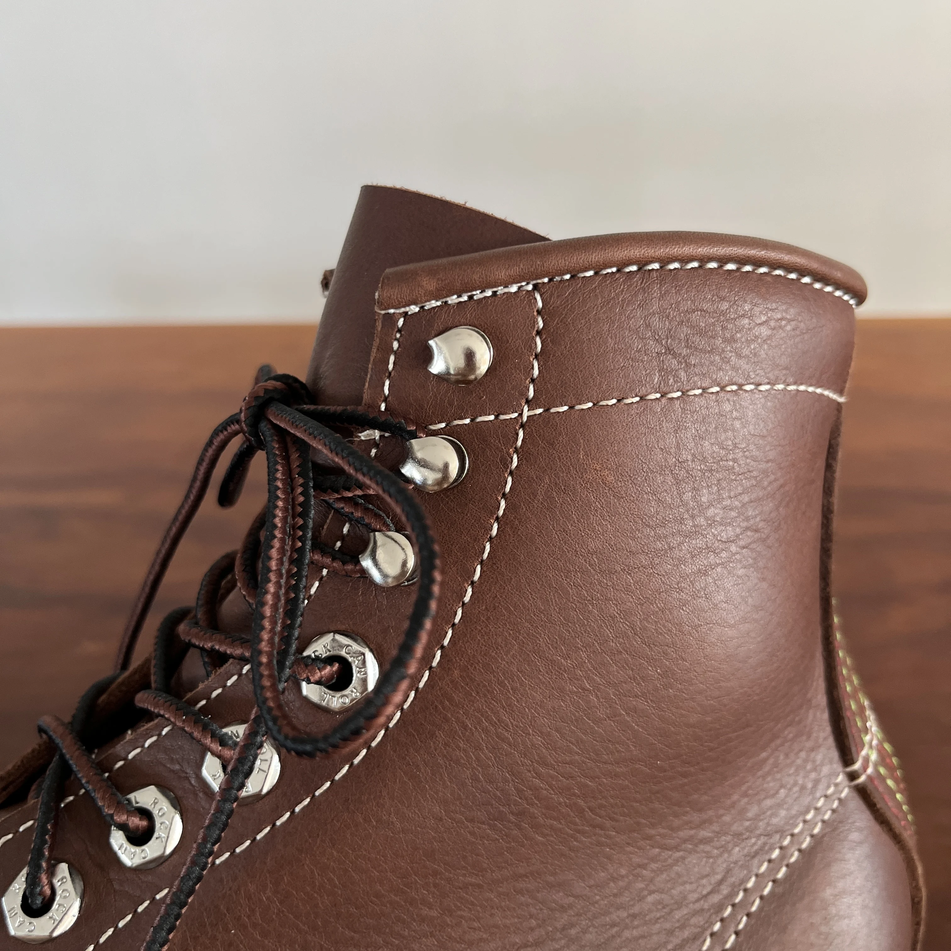 حذاء TD421 RockCanRoll ذو جودة فائقة من جلد البقر الإيطالي الأصلي مصنوع يدويًا ومتين من Goodyear