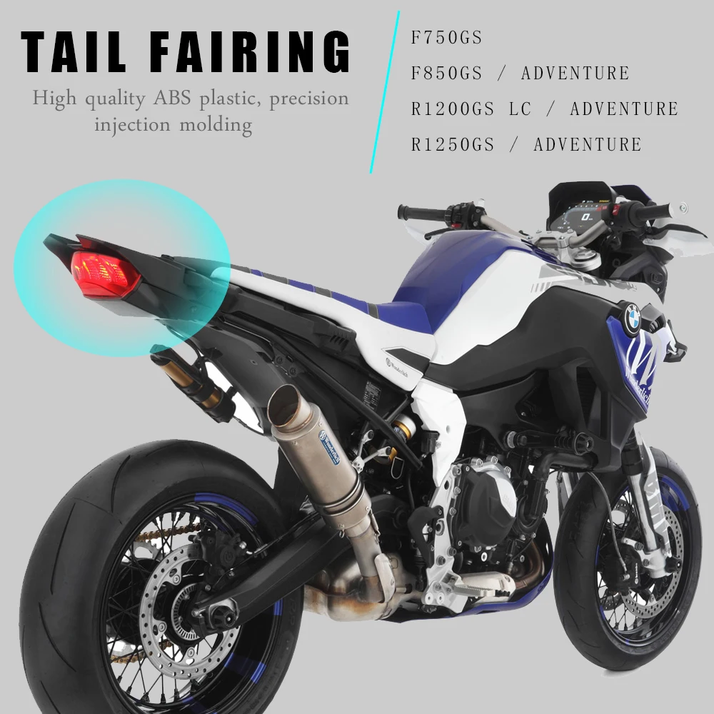 F850GS ADV F750GS New Motorcycle Tail Section Fairing Cowl Rear Tail Cover For BMW R1200GS LC Adventure R1250GS ADVENTURE