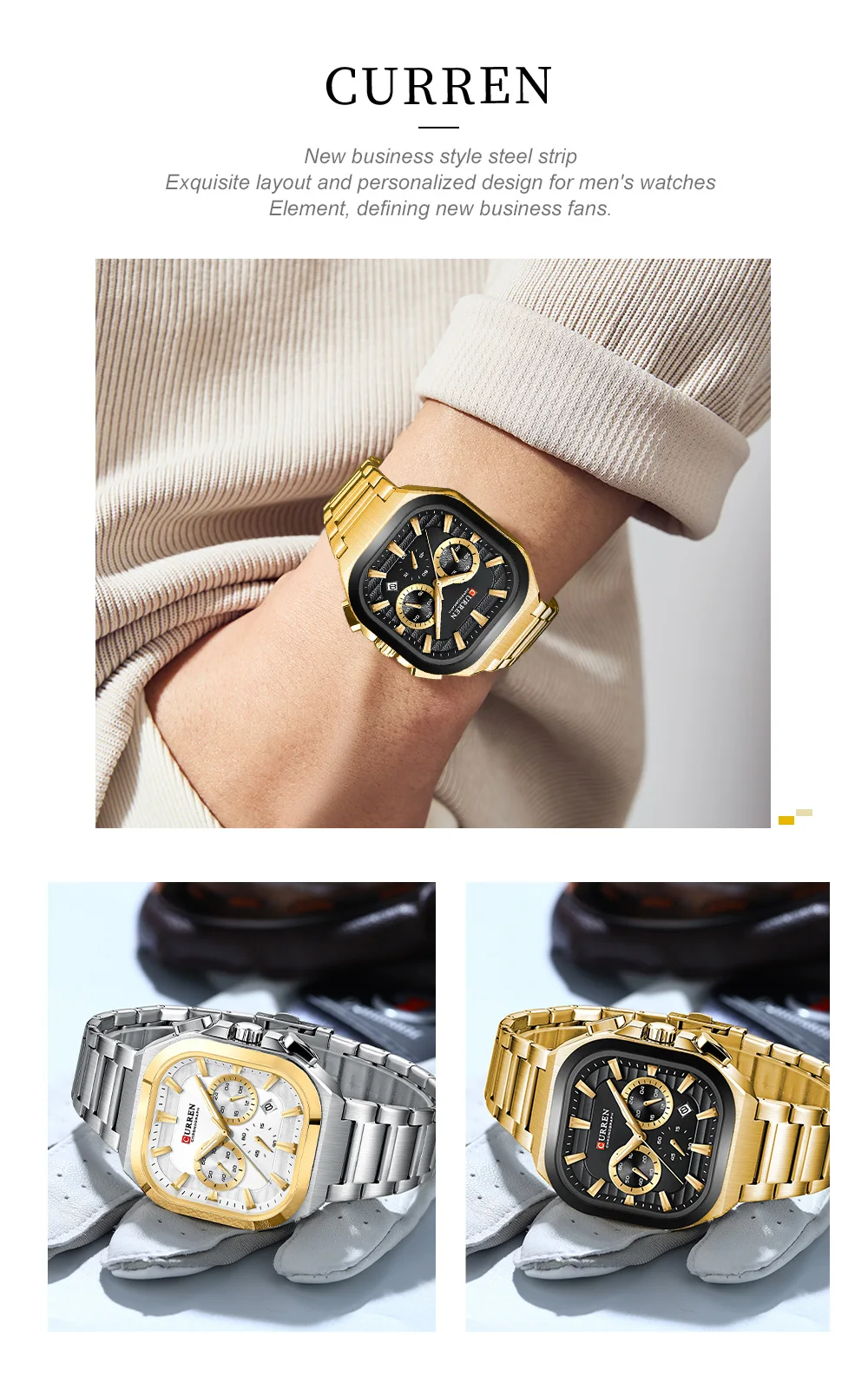 Curren 8496 Men's Watch