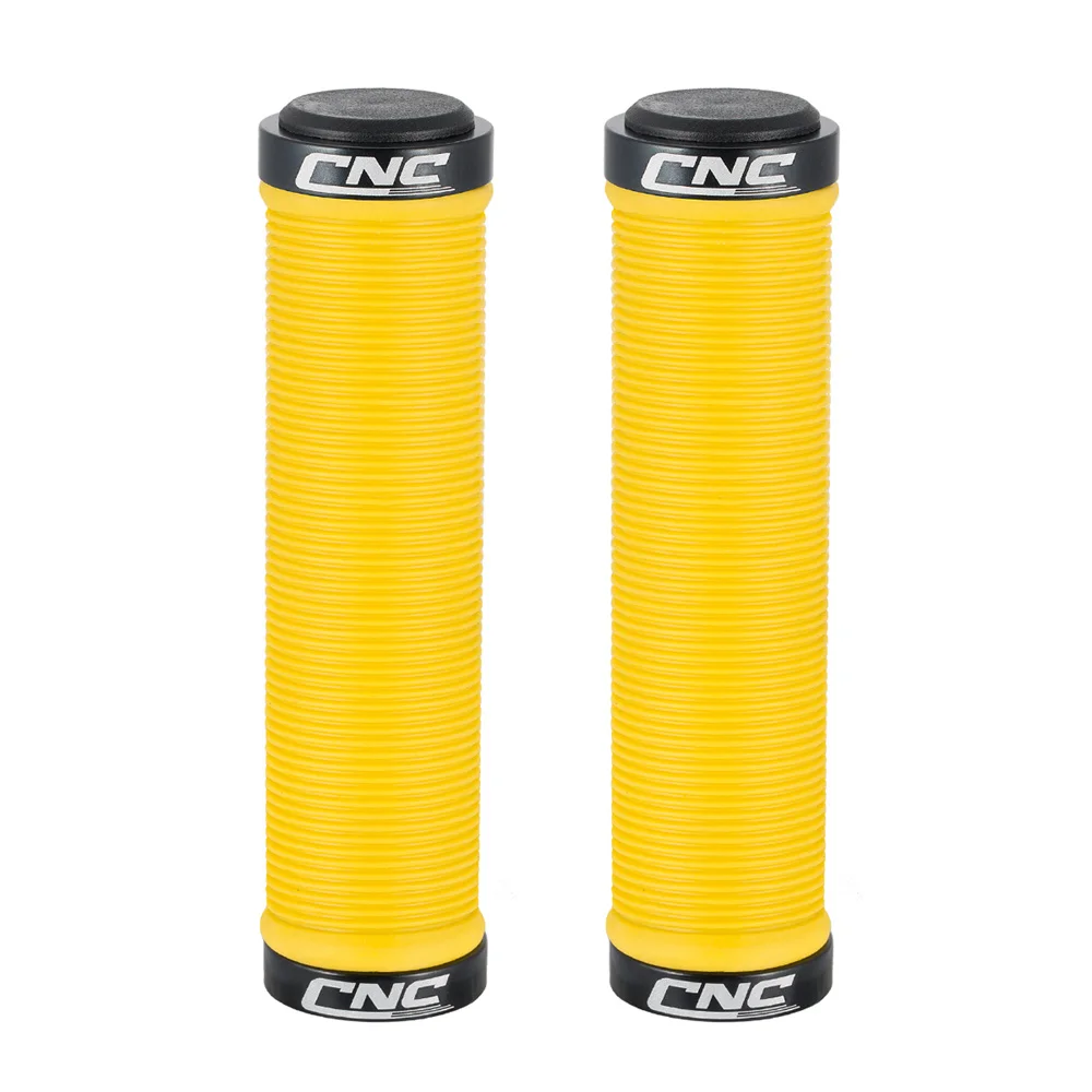 SUNTNUR Yellow Rubber Mtb Bike Grips Bike Parts 1 Pairs