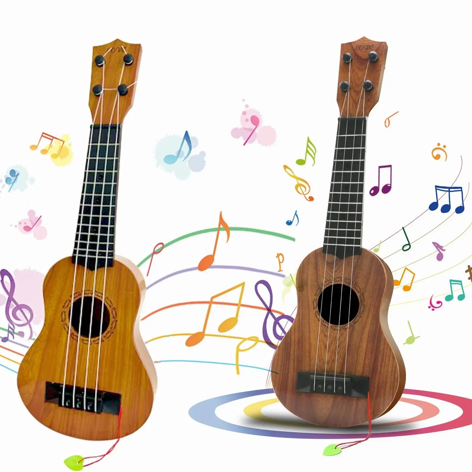 Yukri toy children's small guitar model music enlightenment instrument guitar toy mini four string guitar