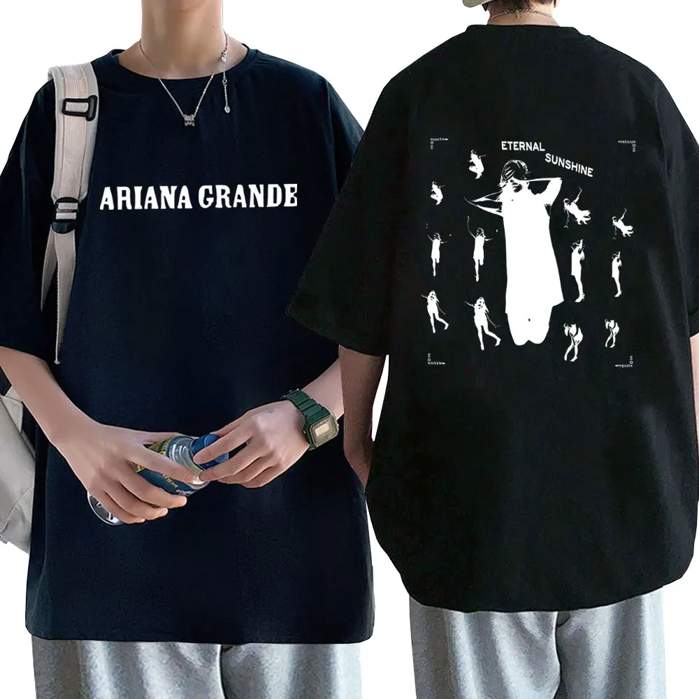 

Singer Ariana Grande Eternal Sunshine T-shirt Summer Men Women Casual Oversized Short Sleeve Unisex Fashion Trend O-collar Tees