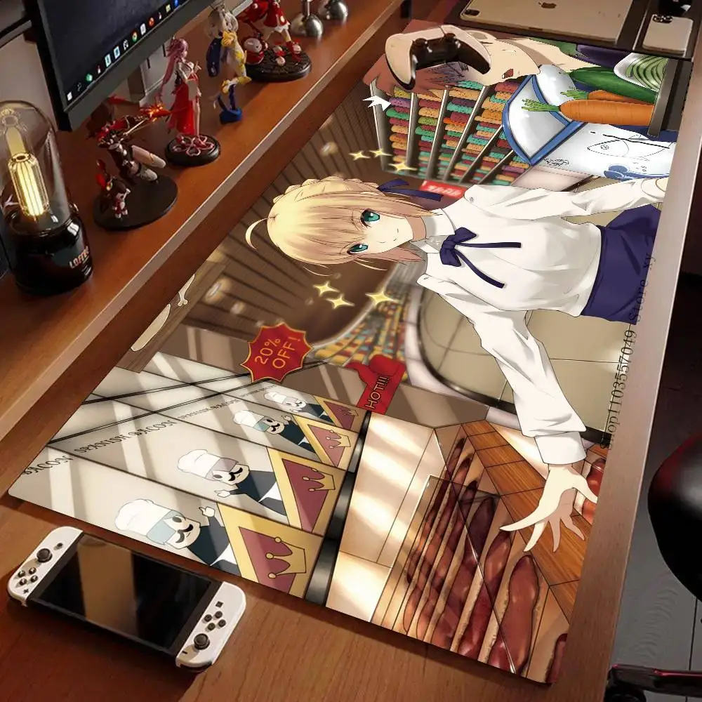 Today's Menu For The Emiya Family Mousepad Non-slip Suitable For Office Computers Laptops E-sports Game Desk Mats XXL Keyboard