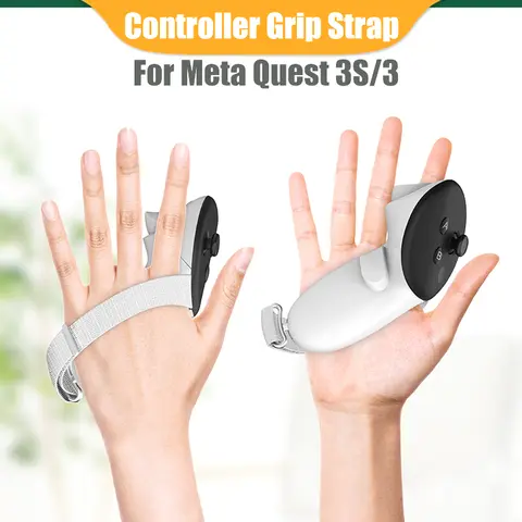 Apertos de controlador para quest 3s alça de mão ajustável protetor de controladores antiderrapantes para meta quest 3 acessórios