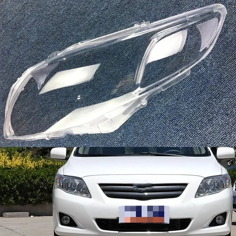 

For Toyota Corolla CROSS 2007 2008 2009 Car Accessories Front Headlamp Cover Lamp Shade Headlight Shell Lens Original Lampshade