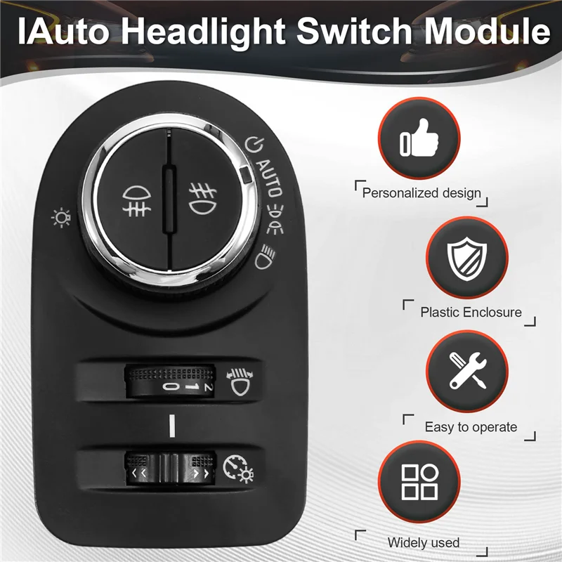 

A17R-Auto Headlight Switch Fog Lamp Control Button Module 13470446 For Opel Corsa For Excellence Ecoflex 2014